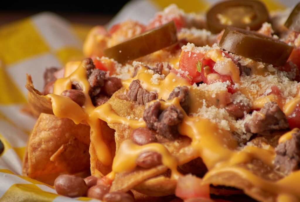 Macro Photography of Nachos